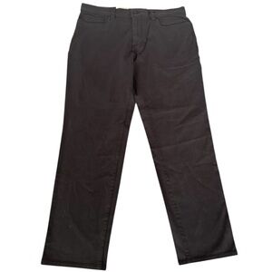 Haggar Black Pants Men's 34x30 Black City Flex 5-Pocket Slim‎ Straight NWT